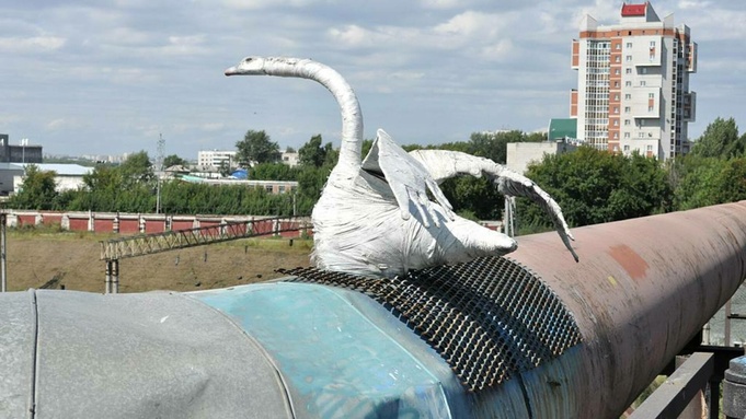 В Барнауле на День города откроют памятник лебедю Андрюше