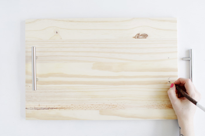 DIY Pine Serving Tray 2