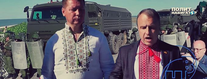 Это надо видеть: Украинцы устроили очередное шоу на границе с Крымом