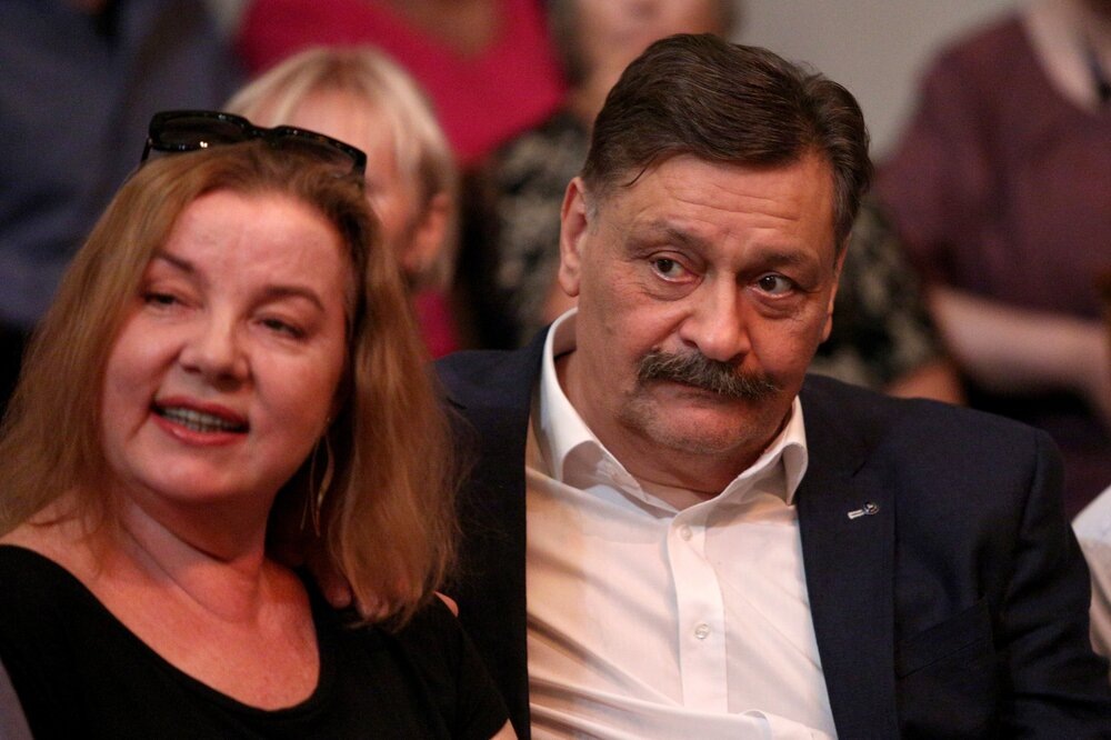    Дмитрий Назаров с женой. ФОТО: Зыков Кирилл/АГН "Москва"