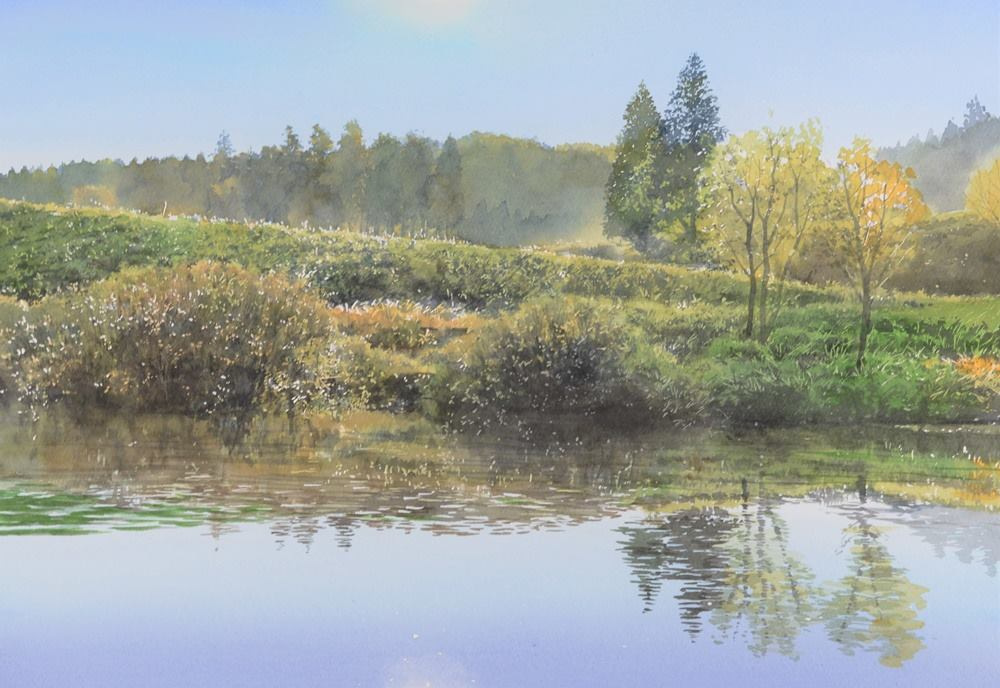 Картины, залитые теплом и светом. Художник Абе Тошиюки 