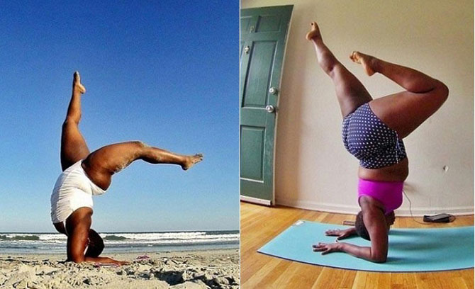 Ломая стереотипы: девушка с лишним весом — первоклассный инструктор по йоге