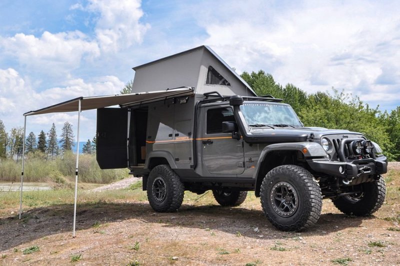 Дом на колесах повышенной проходимости из внедорожника Jeep Wrangler Дом на колесах повышенной проходимости из внедорожника Jeep Wrangler Wrangler, jeep, jeep wrangler, авто, автомобили, внедорожник, дом на колесах, кемпер