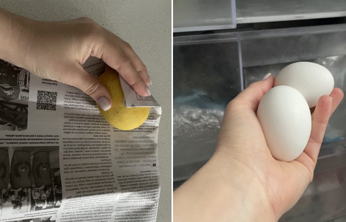 Для чего лимон оборачивать газетой, а яйца хранить в морозилке: 7 удивительных хитростей на каждый день быт,домашнее хозяйство,лайфхаки