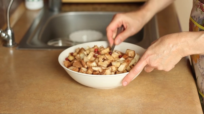 Яблочный крамбл - простой и вкусный десерт Рецепт, Видео рецепт, Кулинария, Вкусно, IrinaCooking, Яблочный крамбл, Видео, Длиннопост