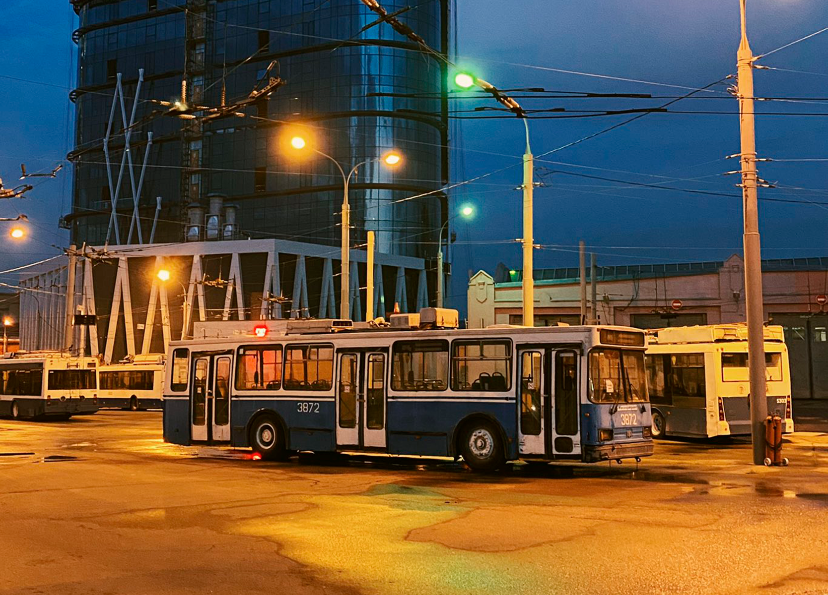 троллейбусный парк в москве