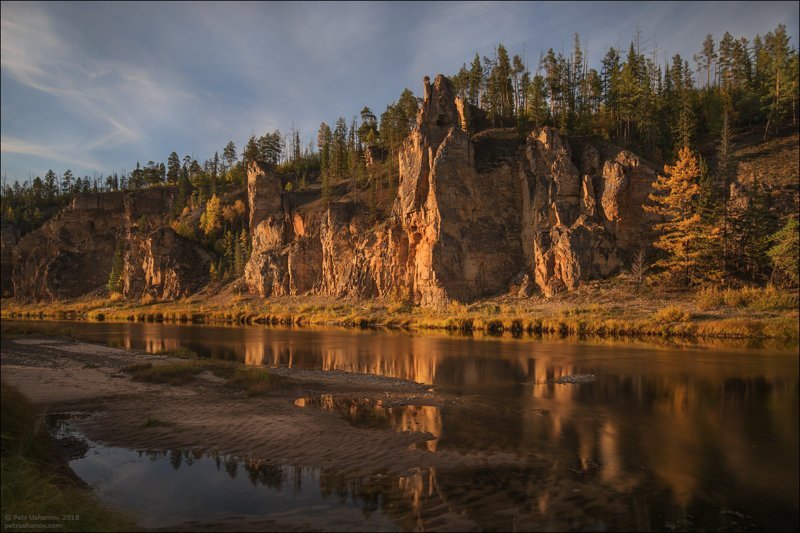 Якутия - Замки реки Синей путешествия, факты, фото