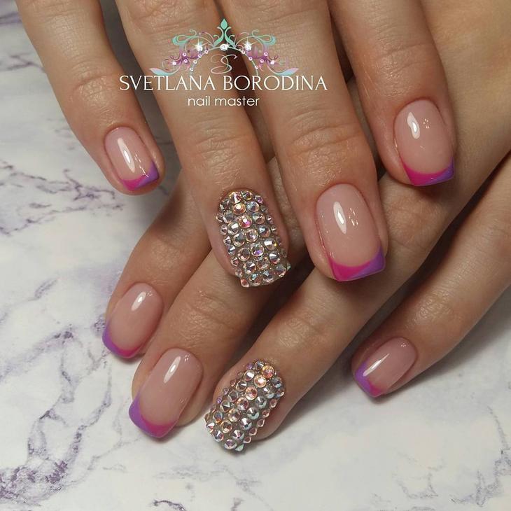 розовый френч фото 8