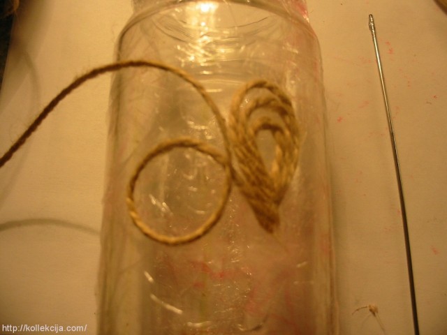 Филигрань из джутового шнура джут,рукоделие,своими руками,филигрань