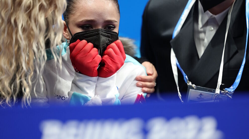    Валиева на Олимпиаде-2022 в Пекине. Фото: GLOBАL LOOK PRESS