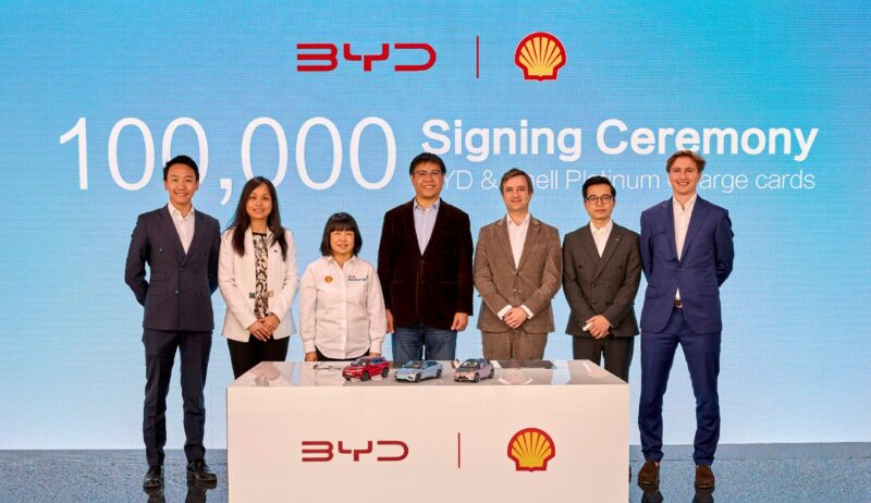 Владельцы BYD теперь имеют доступ к 300 000 зарядных устройств Shell для электромобилей по всей Европе