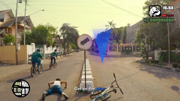 GTA San Andreas показали в реальности