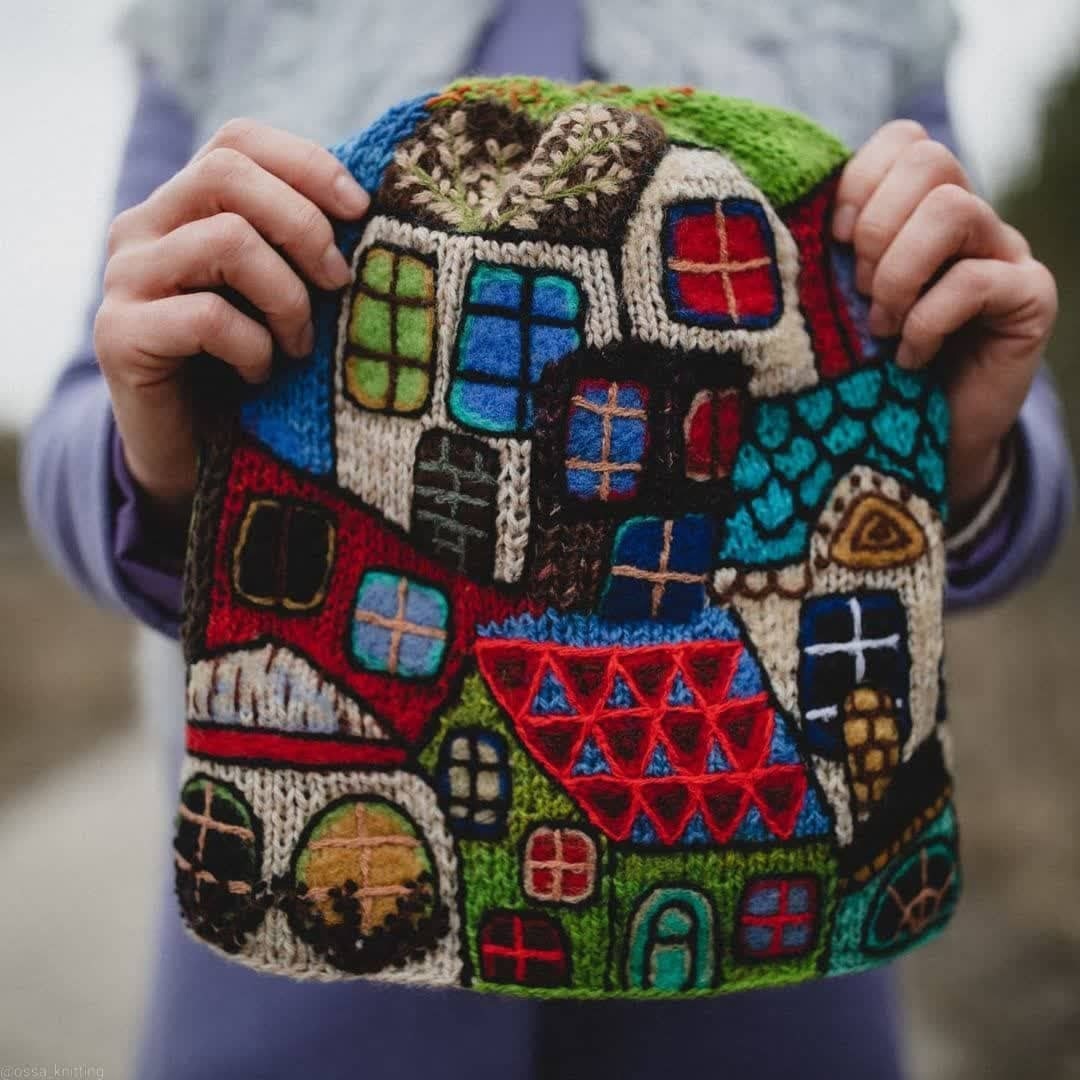 Изумительные вязаные шапочки от ossa_knitting вязание,идеи и вдохновение,мастерство,рукоделие,творчество