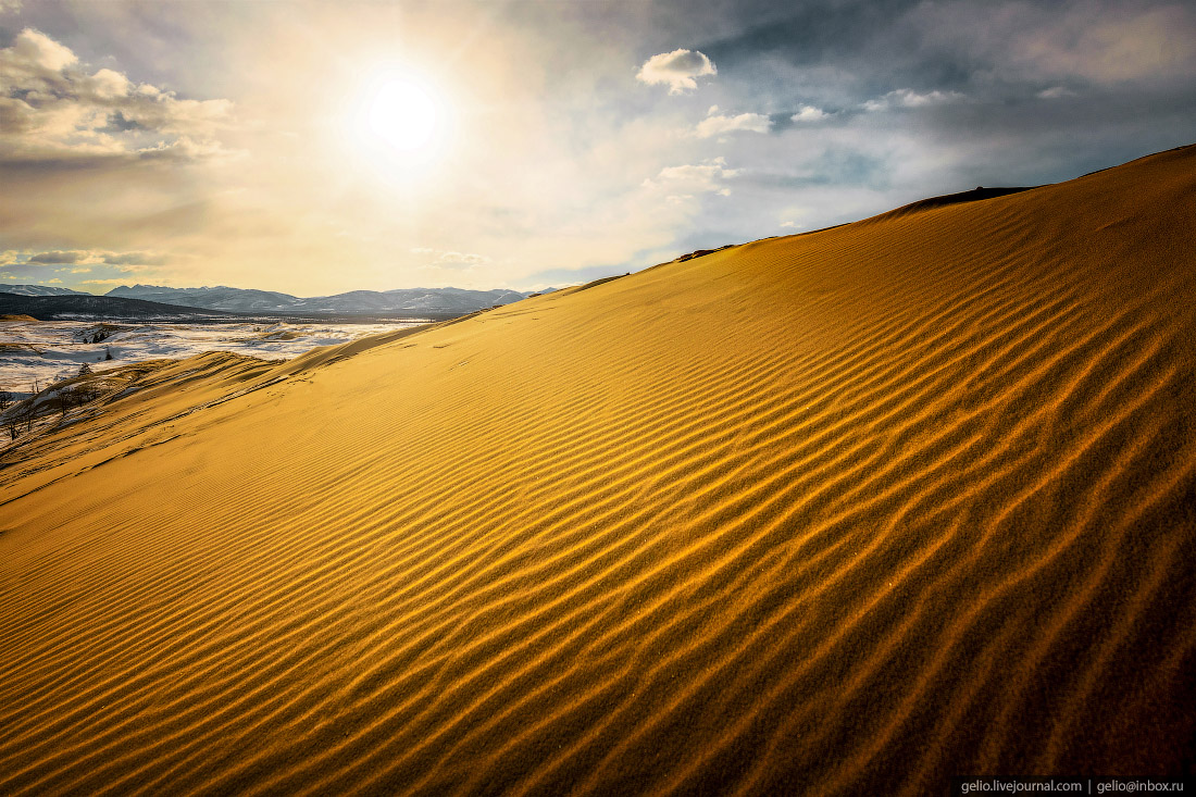 чарские пески, пустыня, забайкалье