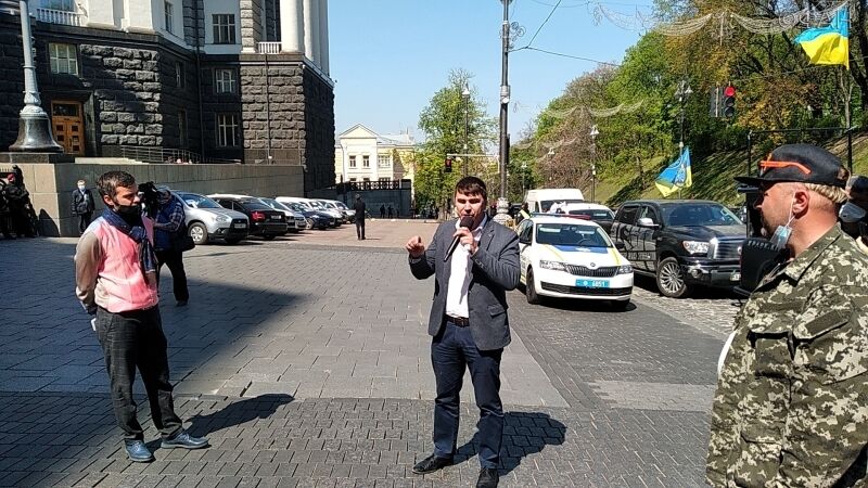 Полиция в Киеве защитила кабинет министров от разъяренных предпринимателей
