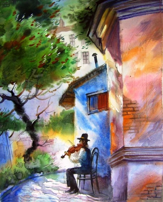 «Капризные» акварели с вихрем эмоций, на которых становятся добрыми даже корабли и кошки «Капризные» акварели с вихрем эмоций, на которых становятся добрыми даже корабли и кошки