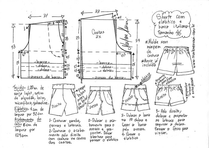 Выкройки широких шортов к жакету Выкройки широких шортов к жакету выкройка шортов,сделай сам,шитьё и крой
