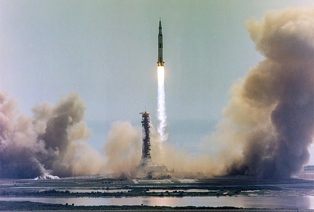    Старт миссии «Аполлон-11». 16 июля 1969 года. Фото: NASA / Wikimedia