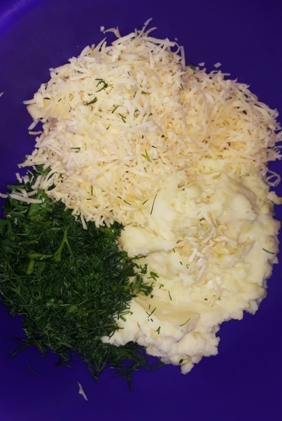 Конвертики из лаваша с картошкой, сыром и зеленью