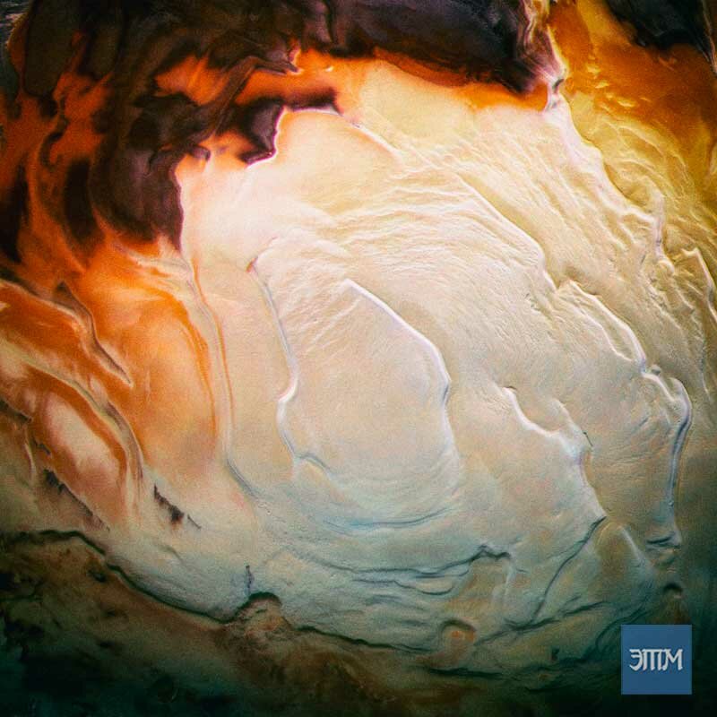 Сверкающие «озера» под южным полюсом Марса могут быть чем-то совсем другим