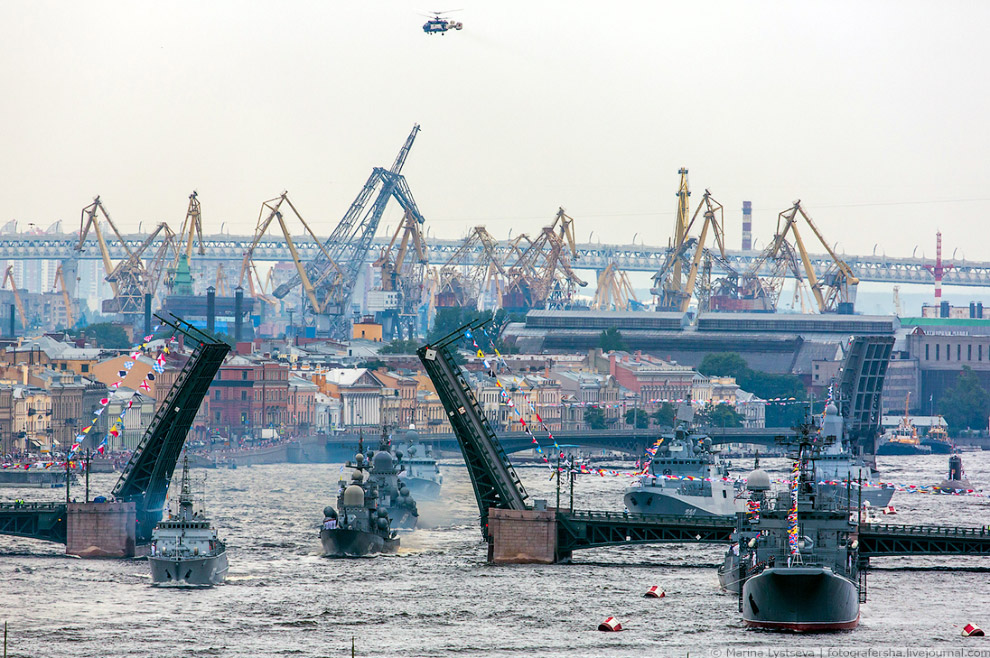 Как готовятся к параду ВМФ 2018 в Санкт-Петербурге