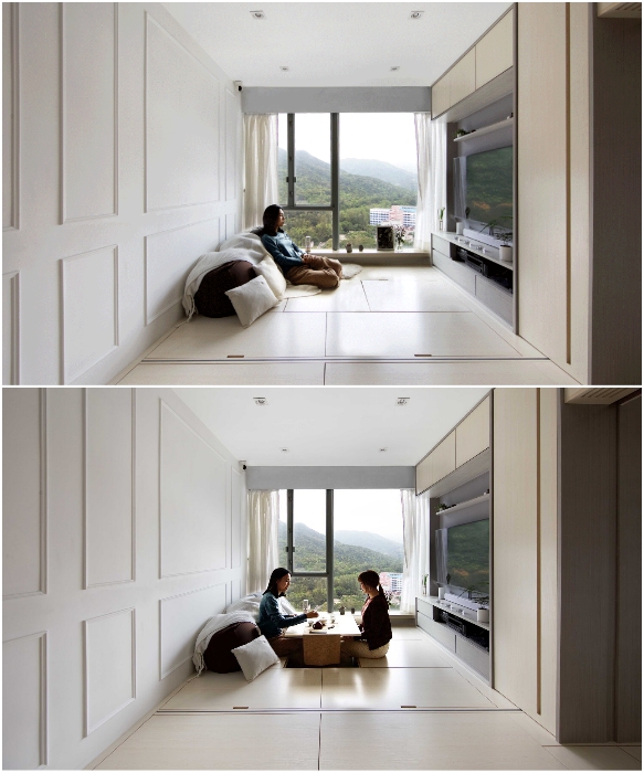 Гонконгские трансформации, или Как превратить микро-квартиру в комфортные апартаменты Smart, можно, «умный, мебели, платформы, спрятать, системы, только, которая, которые, также, пространство, хранения, подиум, стола, кухню, чтобы, SimPlex, которую, отдыха