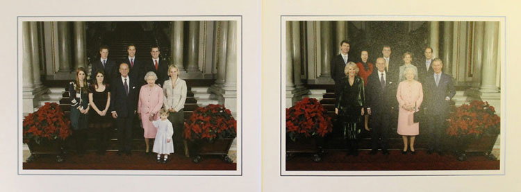 Как Елизавета II поздравляла своих сотрудников с Рождеством: в сети появились открытки королевской семьи за 20 лет Монархи,Британские монархи