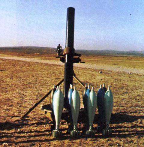 Оружие афганских душманов. Артиллерийские орудия и миномёты оружие