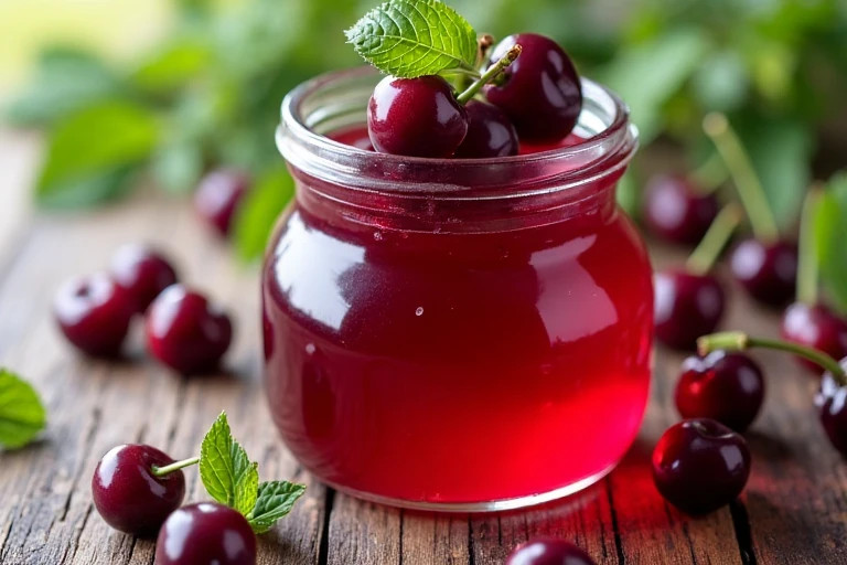 Вишнёвое желе