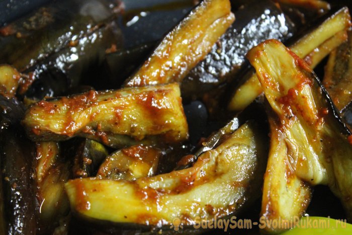 Жареные баклажаны по-китайски овощные блюда