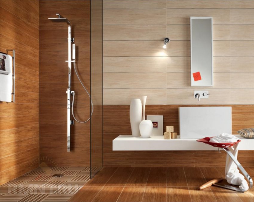 8 идей использования плитки в ванной