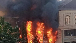Пожар в синагоге в Дагестане / Фото: соцсети