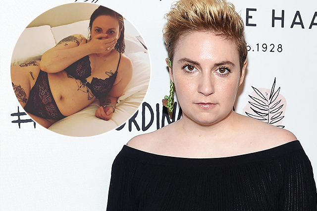 Лена Данэм сфотографировалась в кружевном белье и объяснила, как смогла принять и полюбить себя