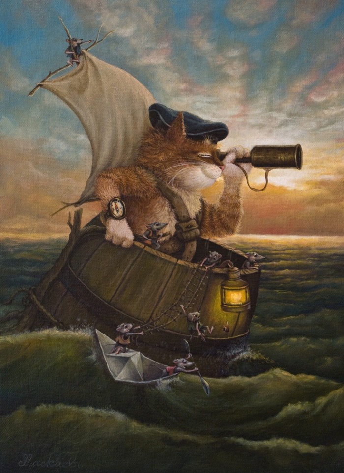 Добрые котосказки художника Александра Маскаева Добрые котосказки художника Александра Маскаева отдых