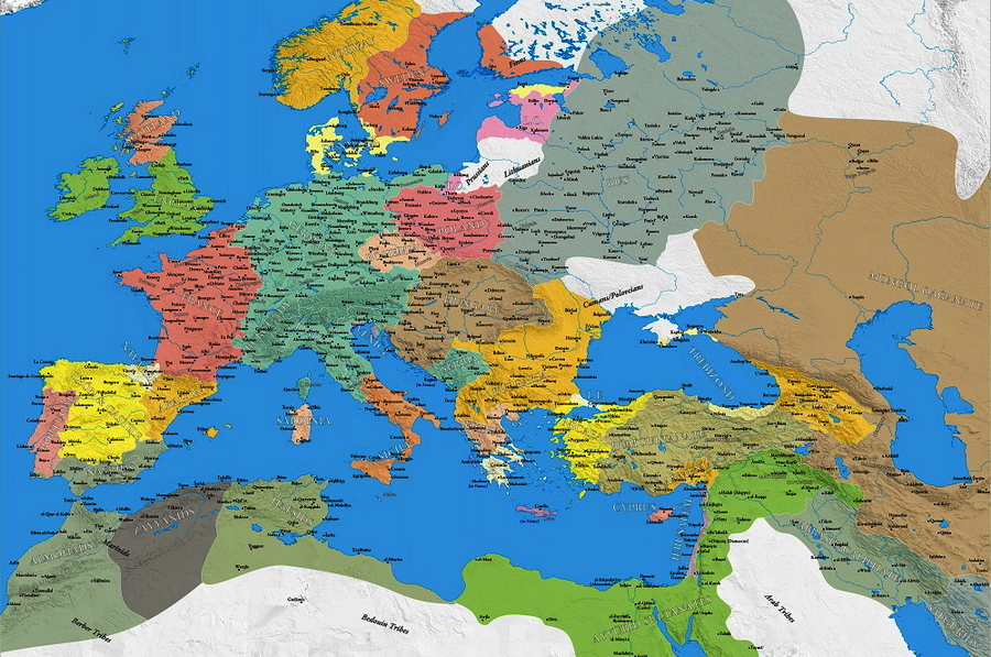 ​Европа в первой половине XIII века - Император меж Святым Престолом и сарацинами | Warspot.ru