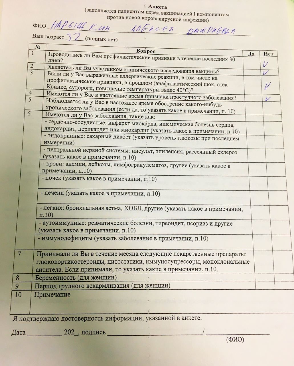 Как я привился от Covid-19 после, когда, прививки, вакцинации, желающих, количество, масок, надоело, также, поэтому, около, вакцины, вакцина, “Спутника”, минут, пятерых, должен, этого, второй, которую