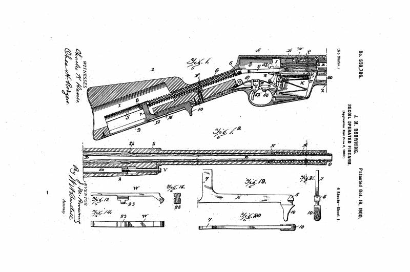 Уникальные конструкции Браунинга: «великая восьмёрка» Уникальные конструкции Браунинга: «великая восьмёрка» оружие