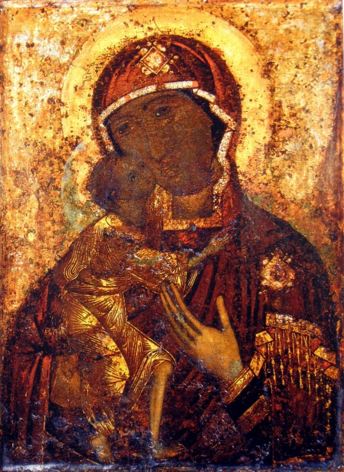 Феодоровская икона Божией Матери. XII век. Кострома, Богоявленско-Анастасиин монастырь