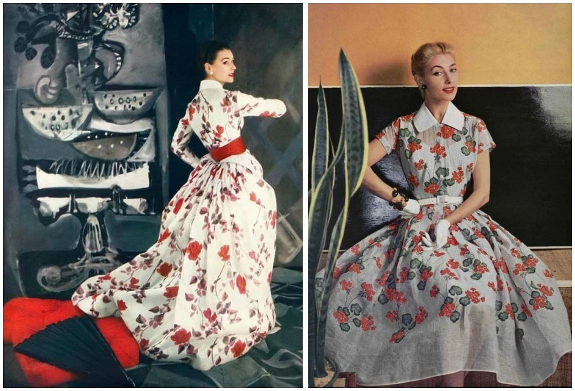 Ретро-вдохновение: любимые принты 50-х годов история моды,мода,мода и красота,модные принты