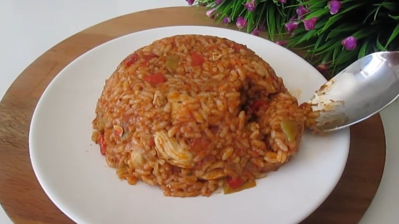 Оригинальный способ приготовления риса с курицей. Простое блюдо с потрясающим вкусом блюда из круп,блюда из курицы