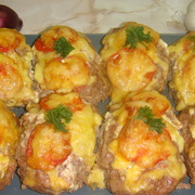 Мясные зразы по-французски.