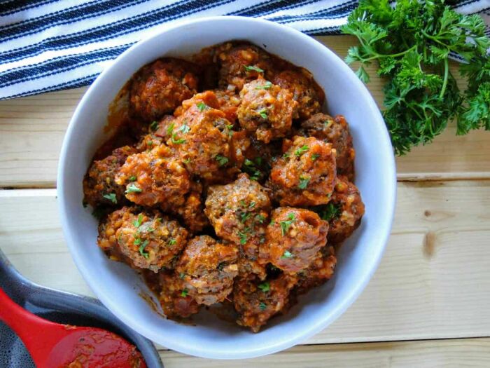 Тефтельки по-мексикански. \ Фото: heathershomemadekitchen.com.