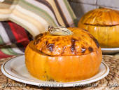Тыква, фаршированная мясом
