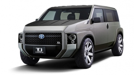 Самый странный внедорожник-минивэн от Тойота на автосалоне в Лос-Анджелесе