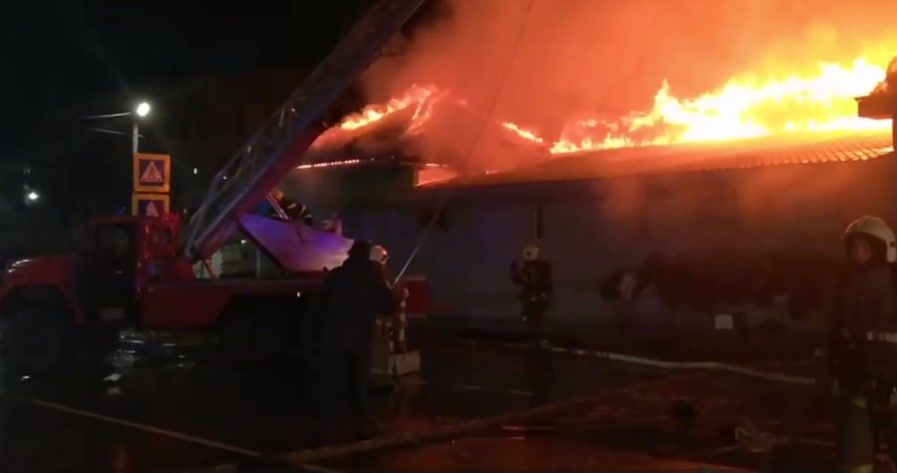 Пожар в костромском кафе «Полигон»: что известно на данный момент Происшествия