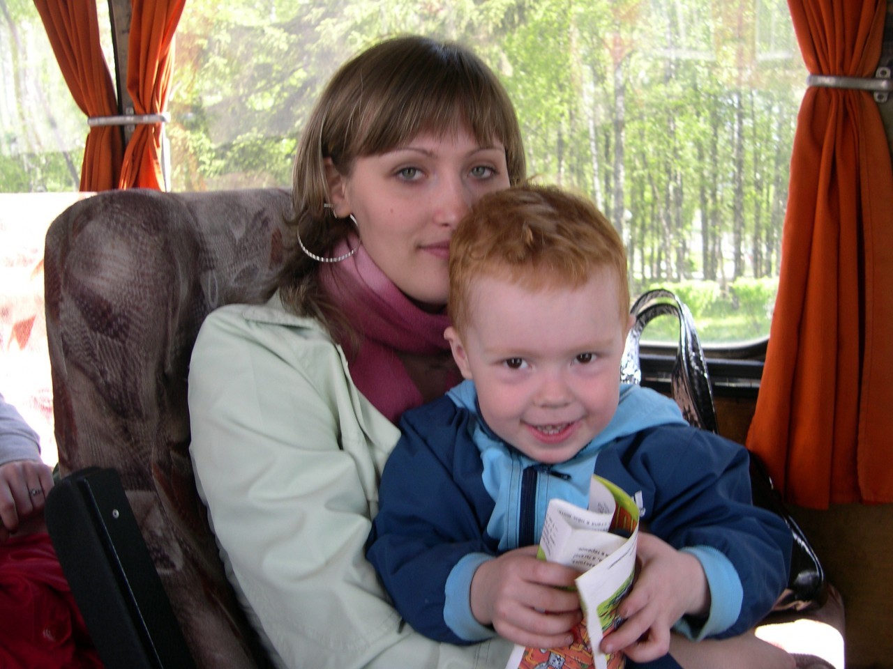 Анна Сергеевна Назарова с сыном