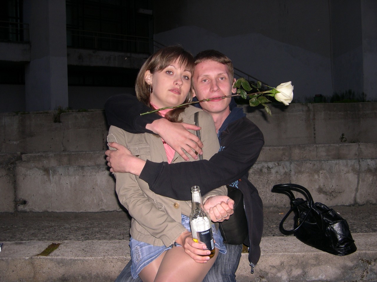 Анна Назарова с мужем