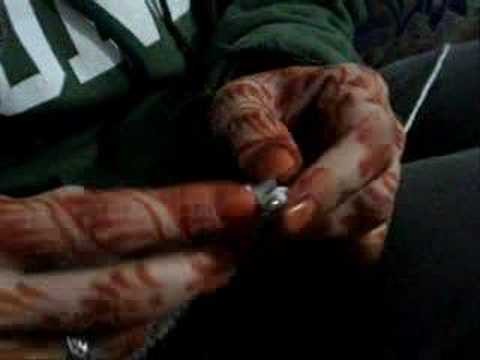 Knitting a hat in Morocco Part 2 Knitting a hat in Morocco Part 2