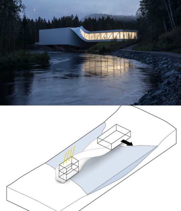 В Осло открылся необычный витой мост