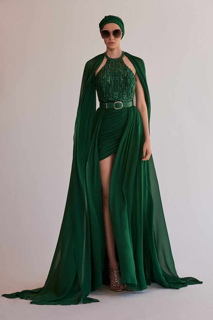 Коллекция Elie Saab Resort 2020 платья, ​​​​​​​Ливанский, платьев, сочных, насыщенных, оттенках, принтованные, крупными, яркими, цветамиПомимо, коллекцию, повседневные, также, вошли, комбинезоны, ансамбли, брюками, шортамиКоллекция, Resort, 2020Вечерние